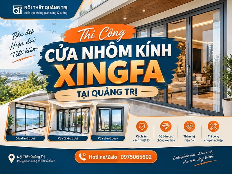 thi cong cua nhom kinh xingfa tai quang tri