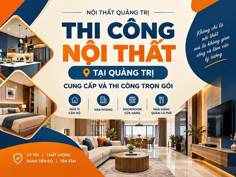 Thi công nội thất tại Quảng Trị