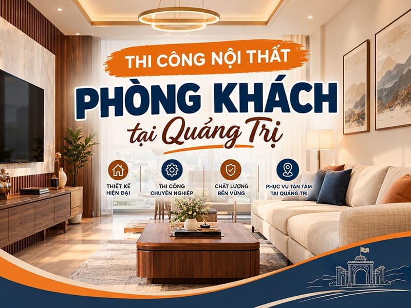 Thi Công Nội Thất Phòng Khách Quảng Trị