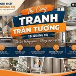 Thi công tranh dán tường tại Quảng Trị